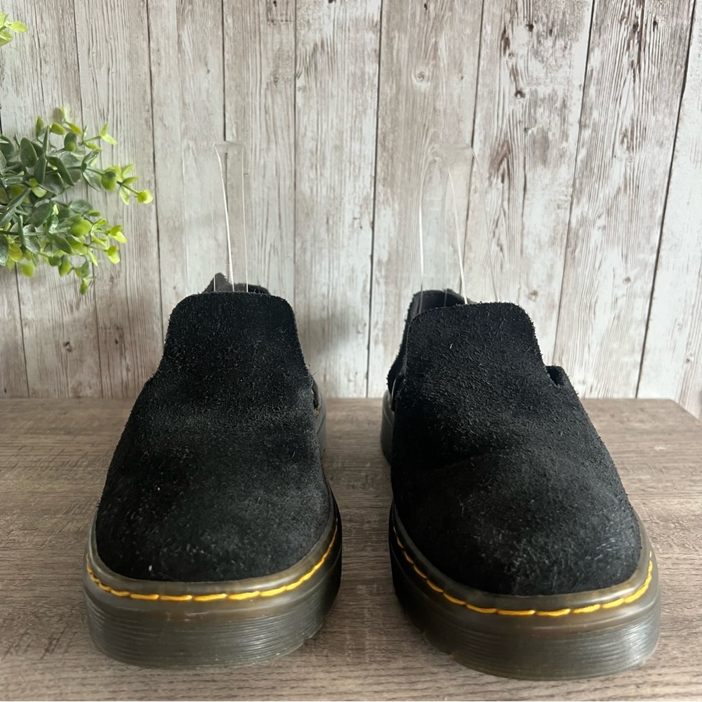 Dr. Martens Carlson Slingback Black Suede Mules Men’s 5, Women’s 6 - Picture 3 of 7